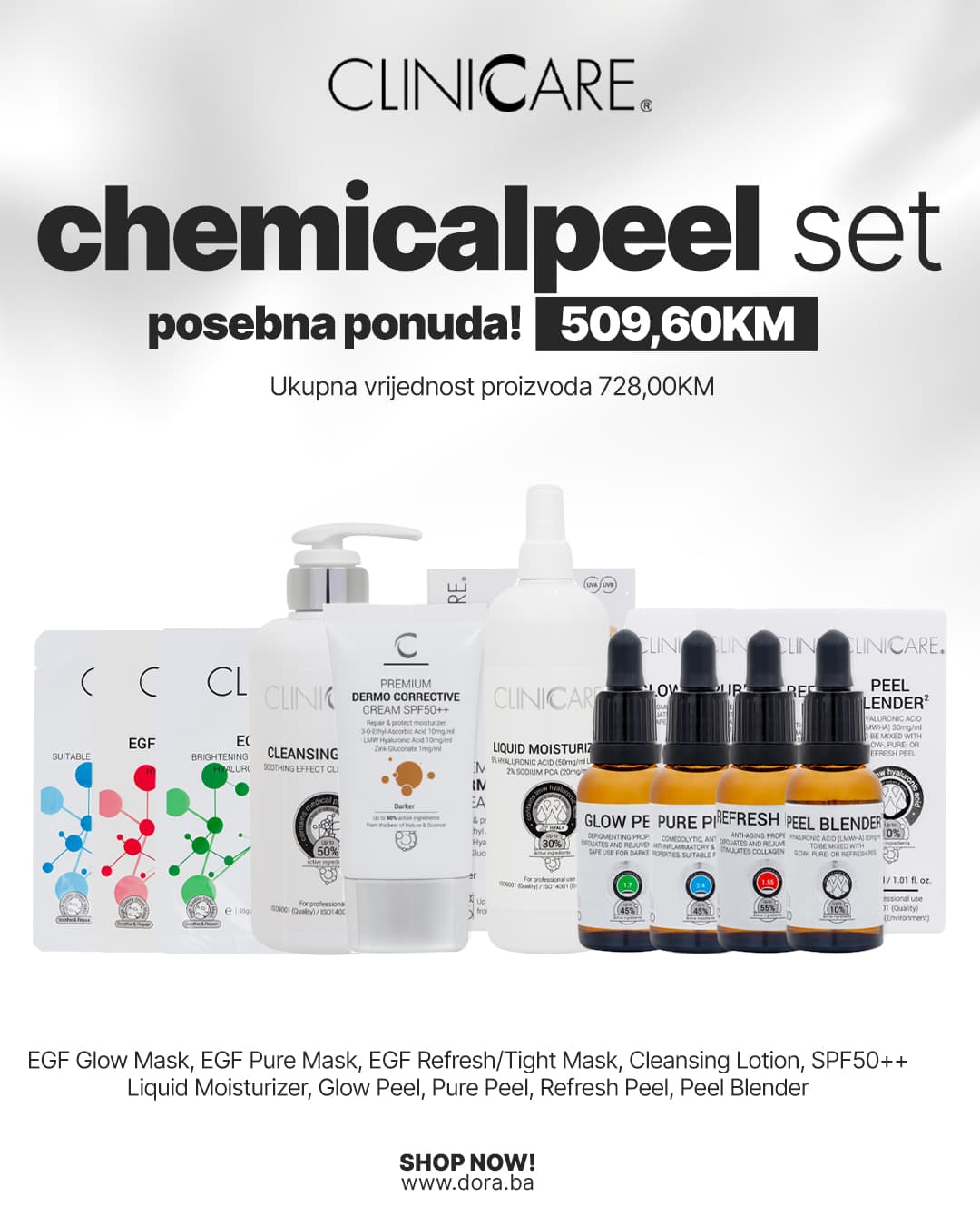 CLINICCARE Chemical Peel Set